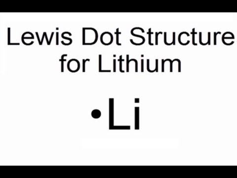 lewis structure for lithium