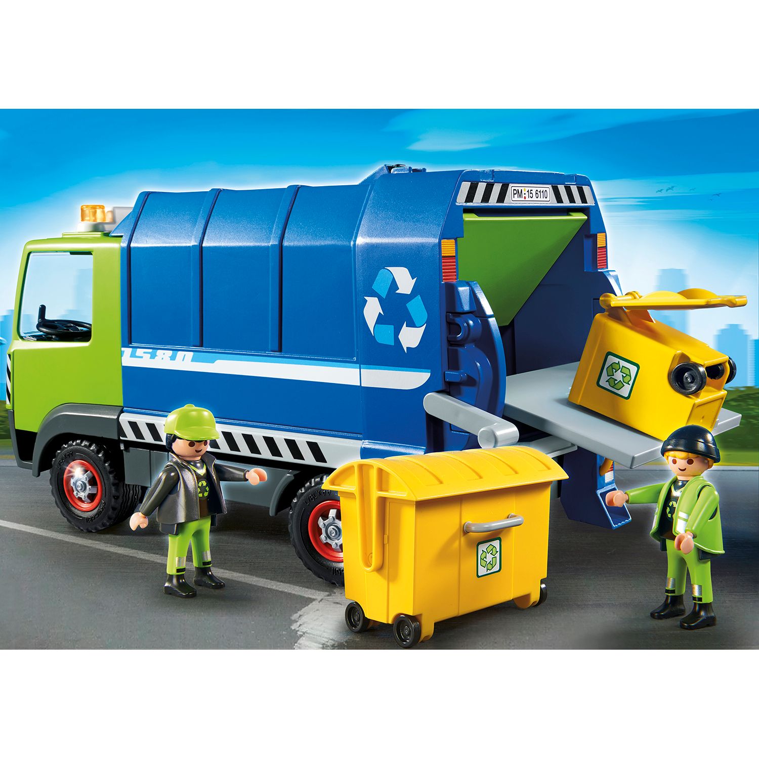 playmobil bin truck