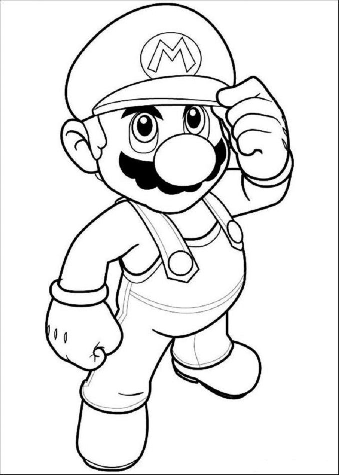 dibujos para dibujar de mario bros