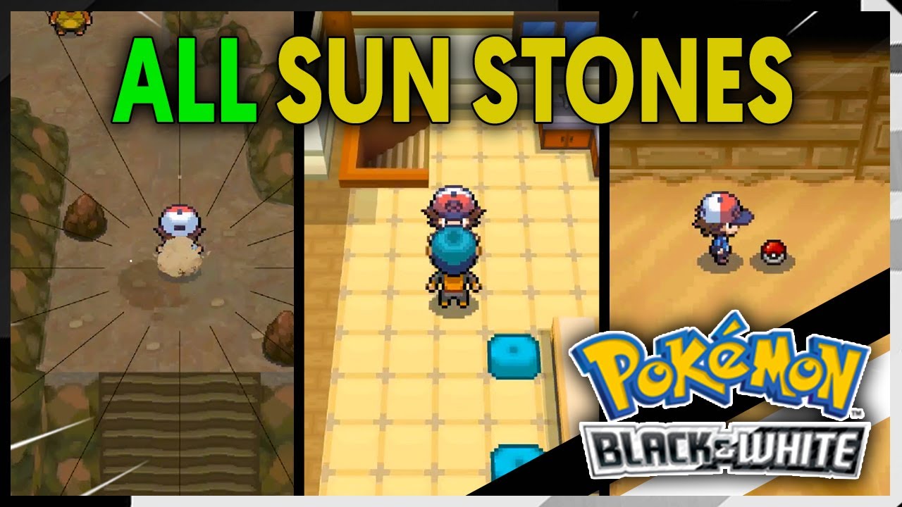 sun stone pokemon white 2