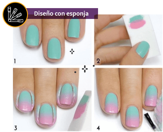 diseño de uñas faciles y bonitas paso a paso