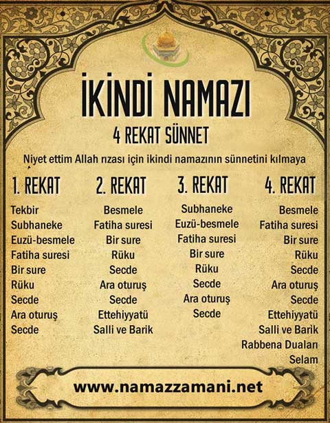 ikindi namazı