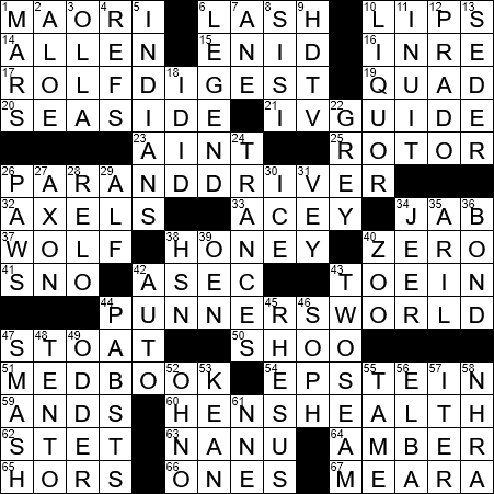 enmity crossword clue 3 4