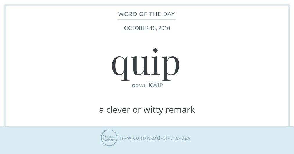 synonym for quip