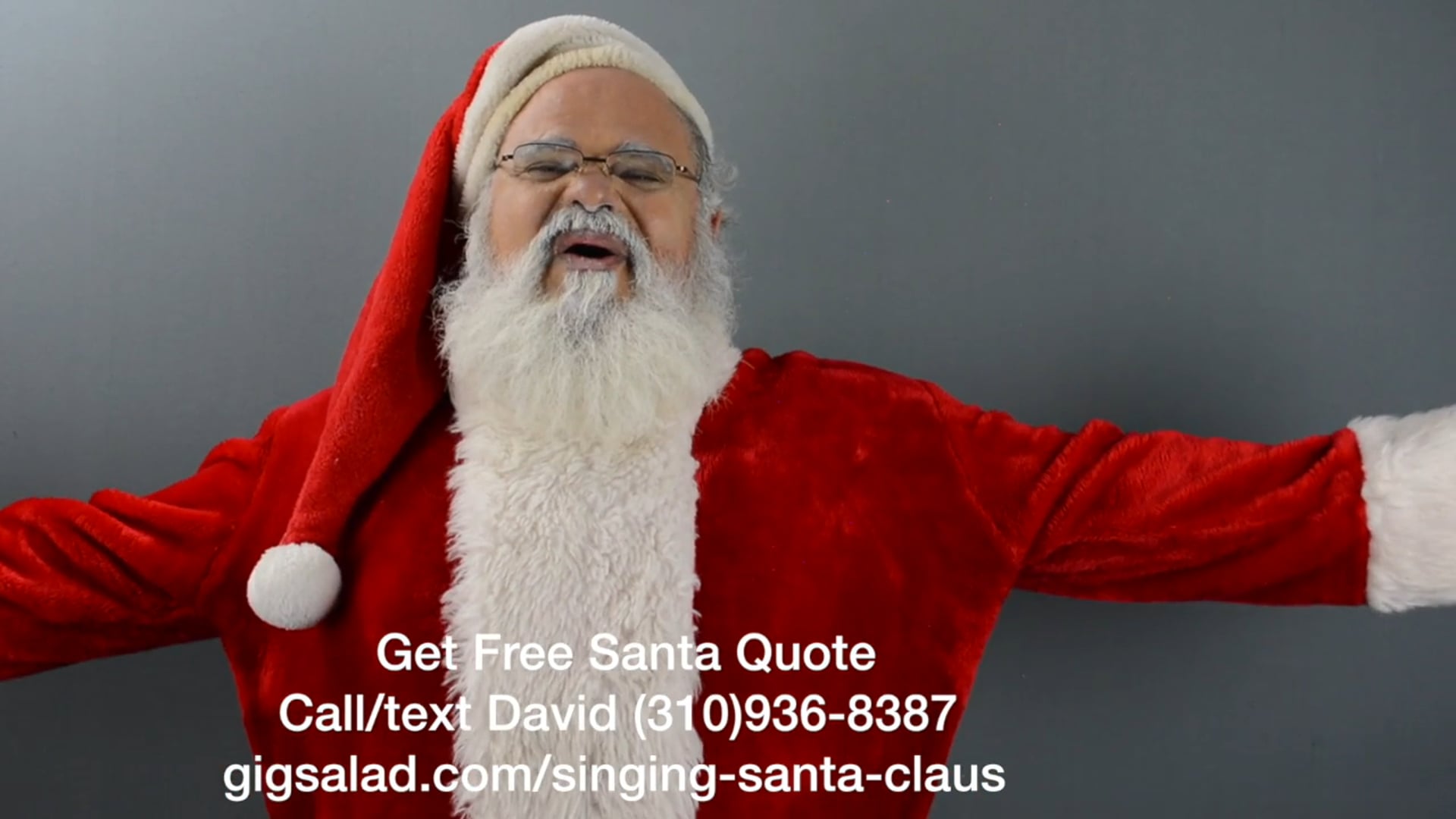 singing santa claus