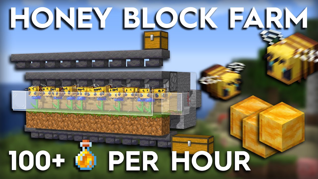 honey farm minecraft