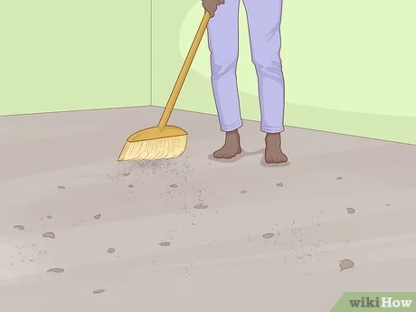 sweeping the floor meaning in marathi