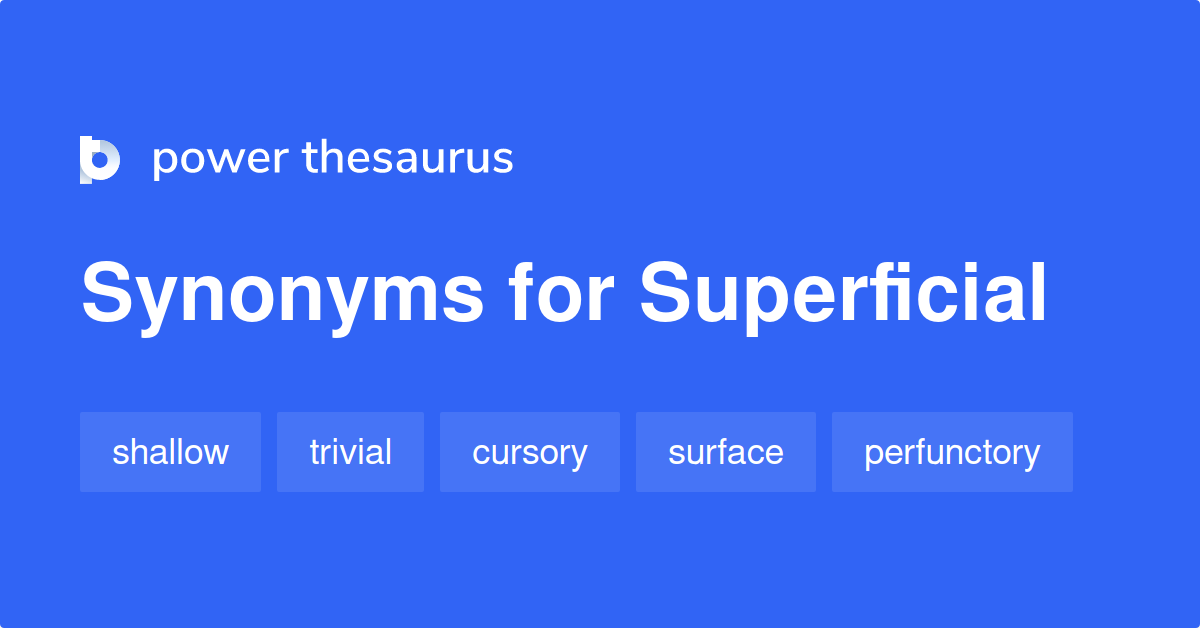 superficial synonym