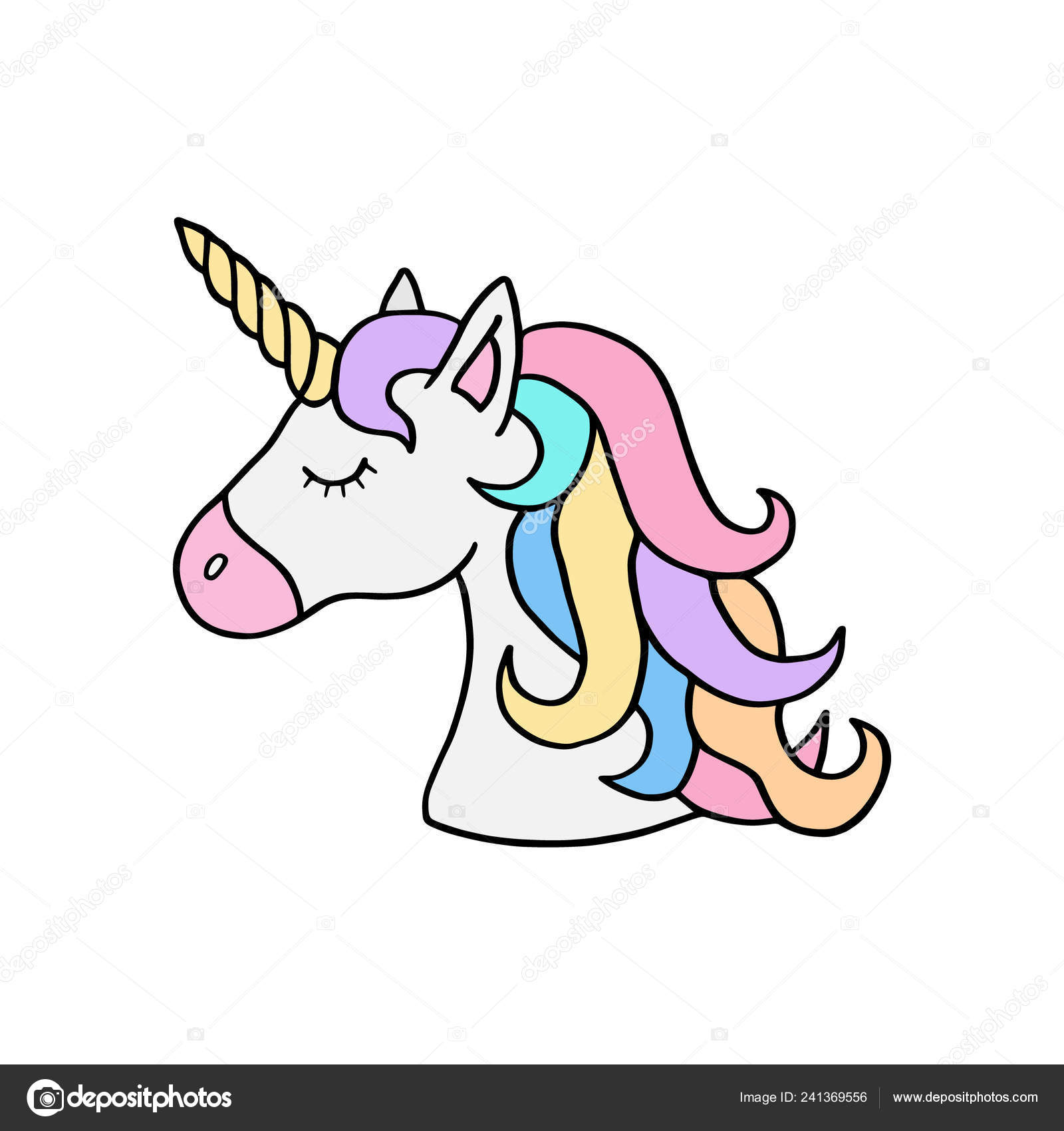 unicorn vector illustration