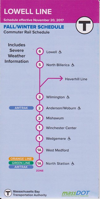 lowell train line schedule