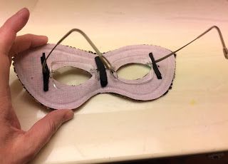 halloween mask for glasses