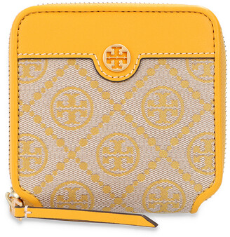 tory burch yellow wallet