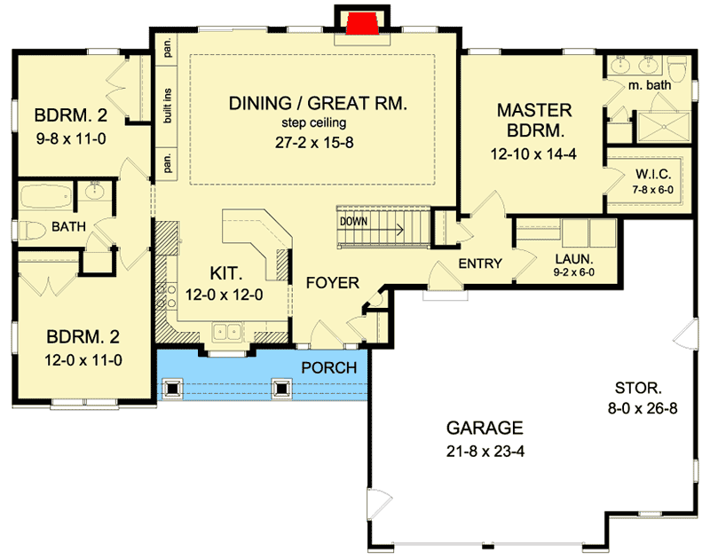 single level floor plans