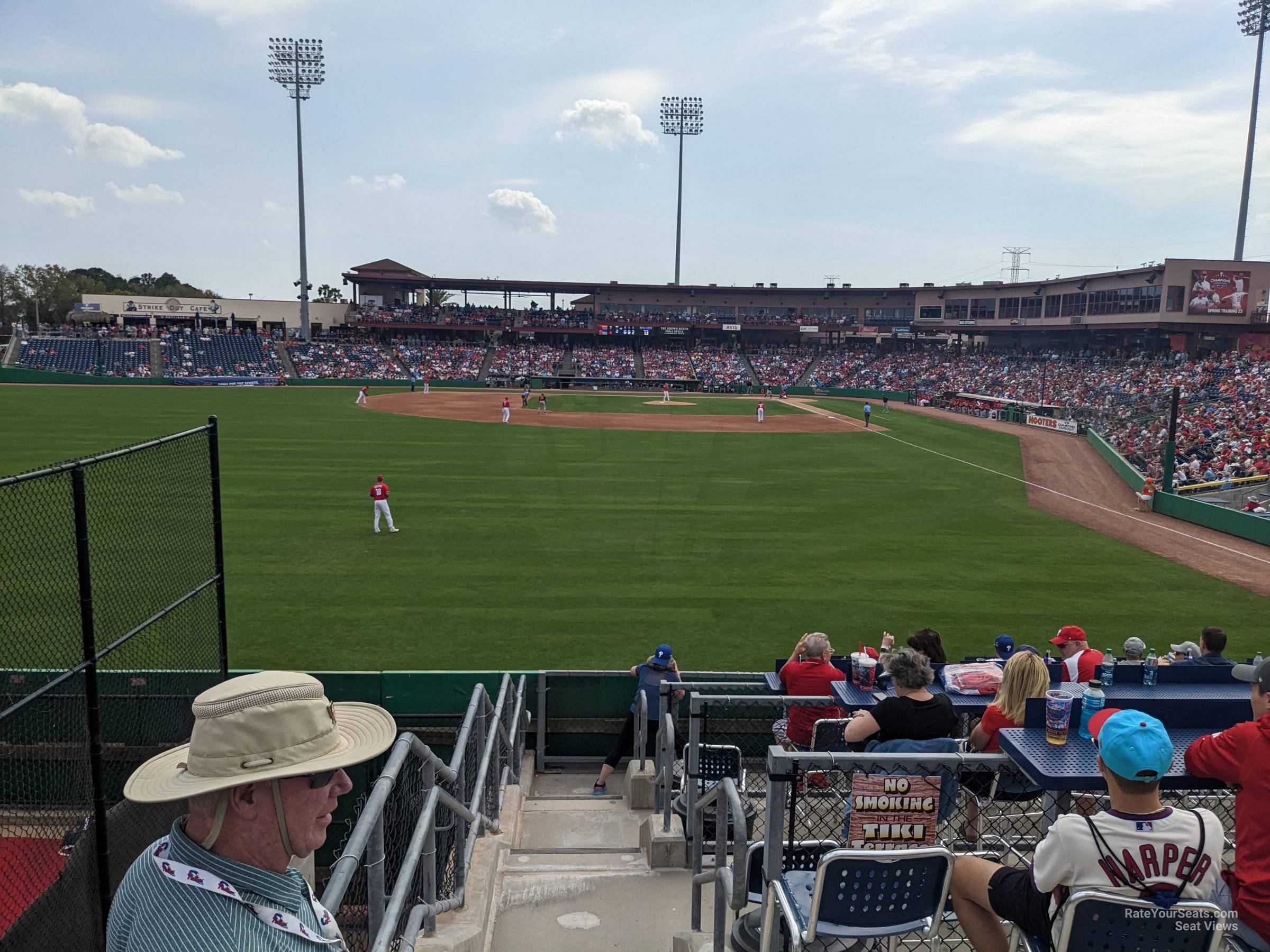 tiki terrace baycare ballpark