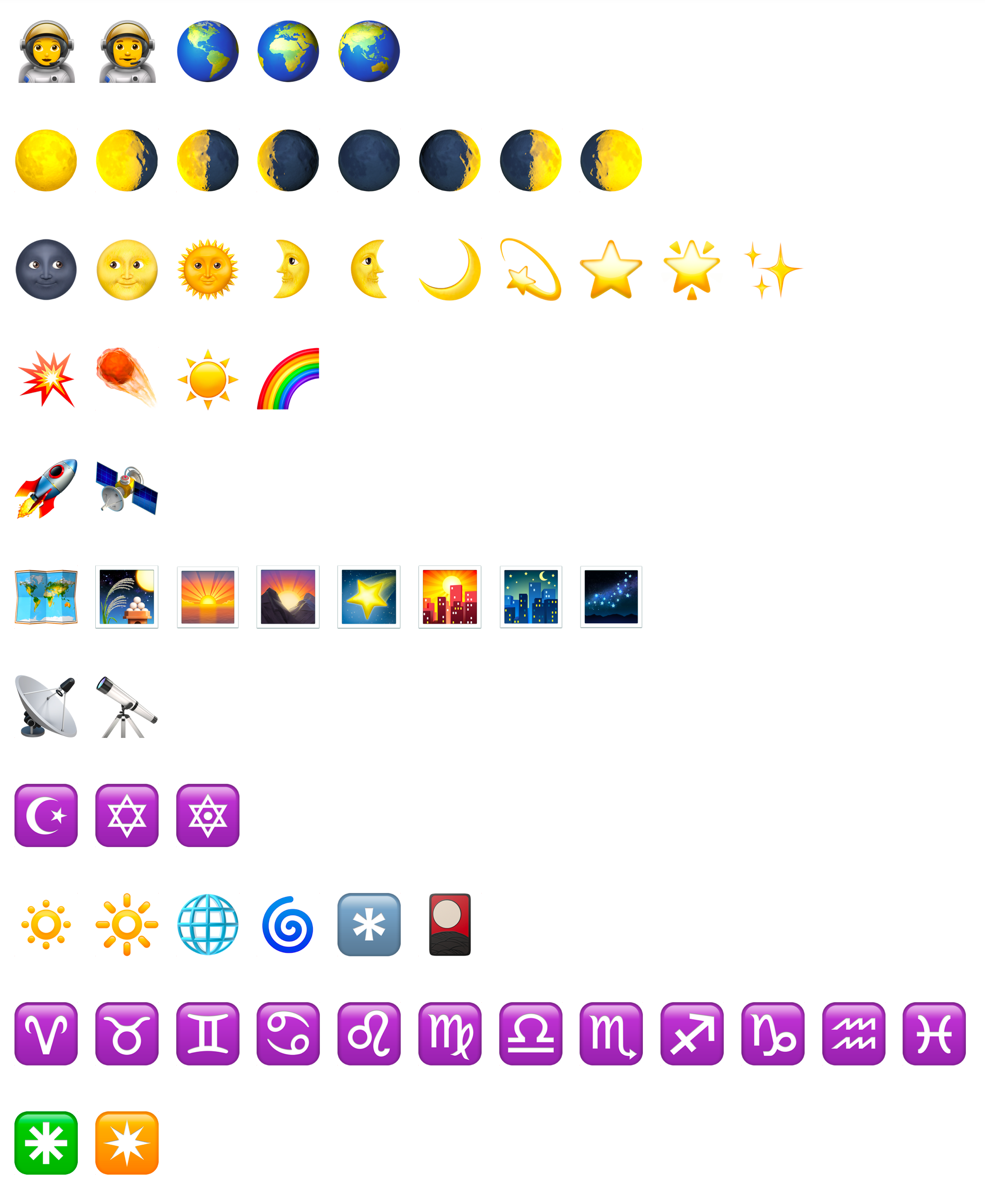 current phase of the moon as emoji