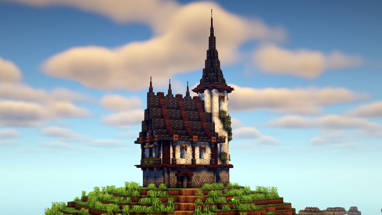 minecraft medieval tower