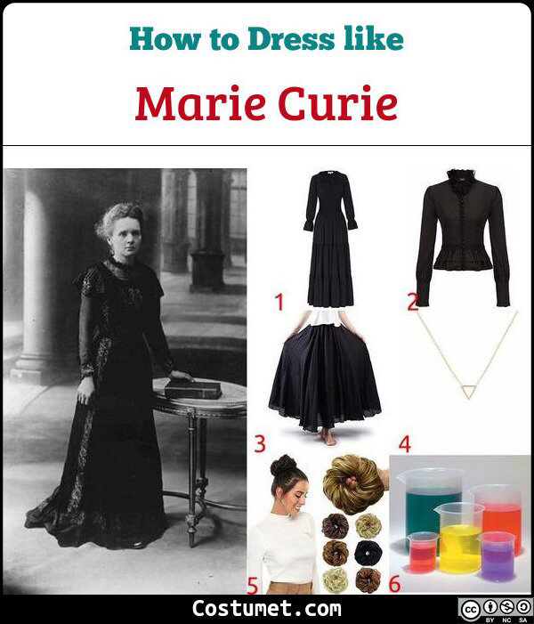 marie curie outfit