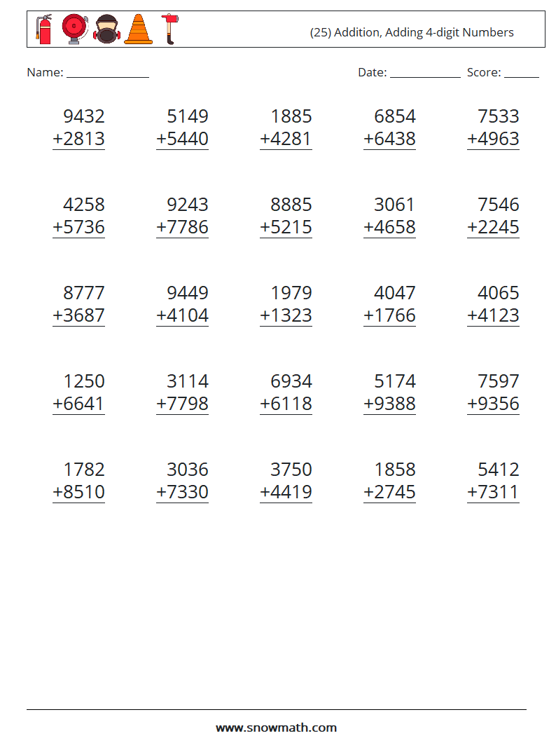 4 digit numbers that add up to 9