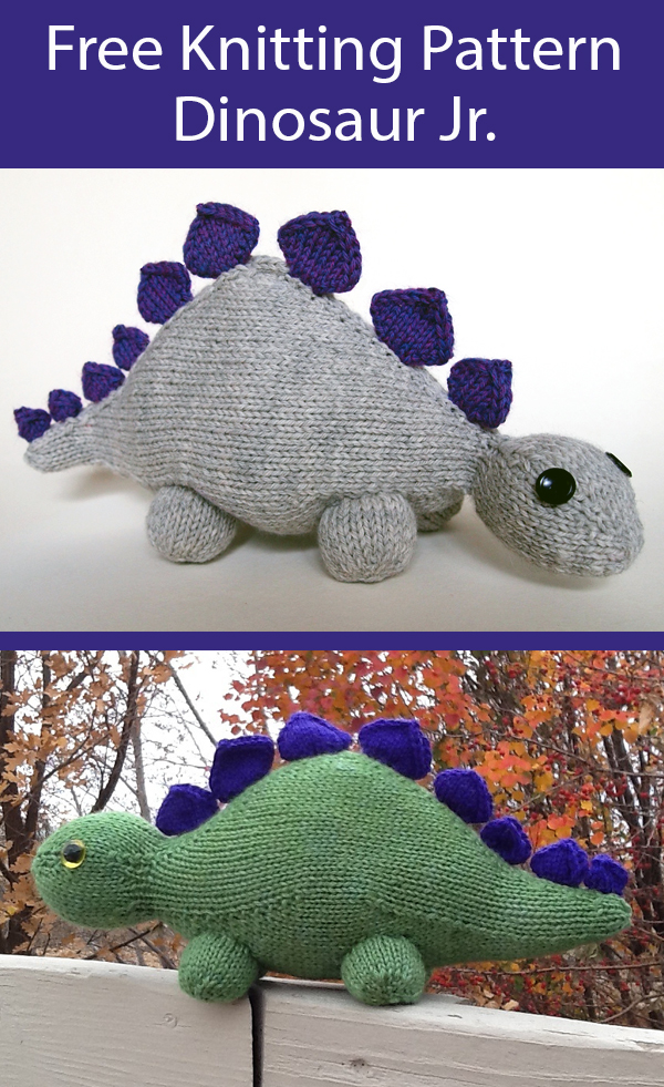 dinosaur knitting patterns