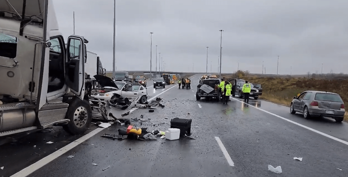 401 eastbound accident today