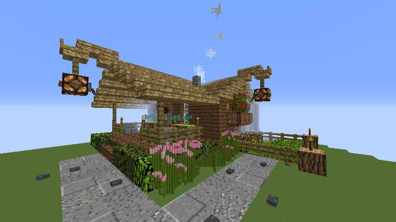 giant minecraft house