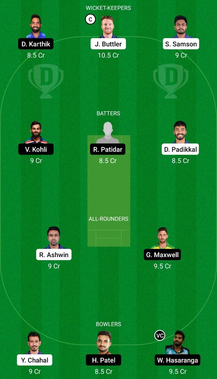 todays best dream 11 team ipl