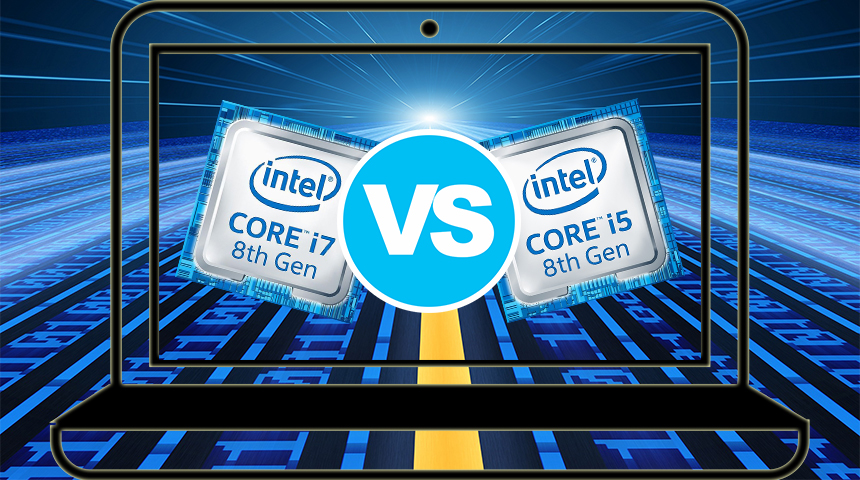 intel core i5 8th gen vs i7 8th gen