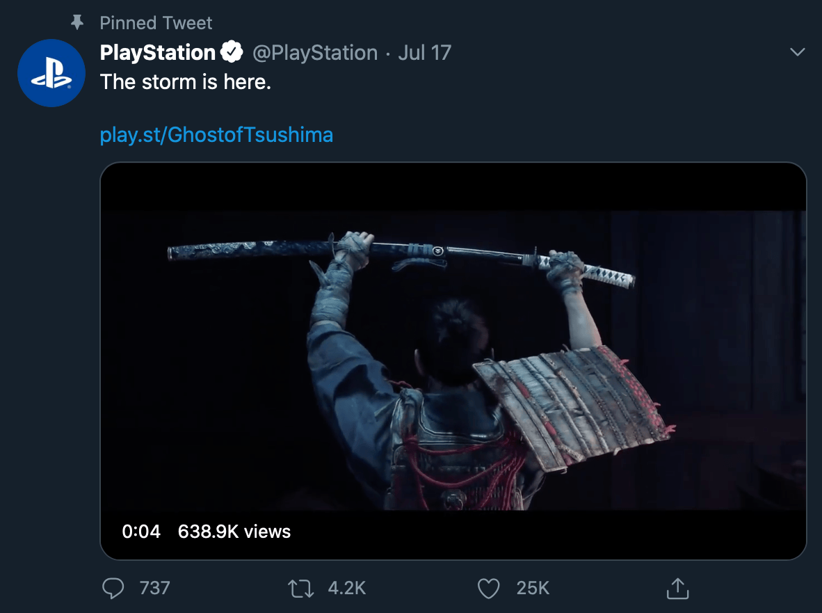 playstation tweet