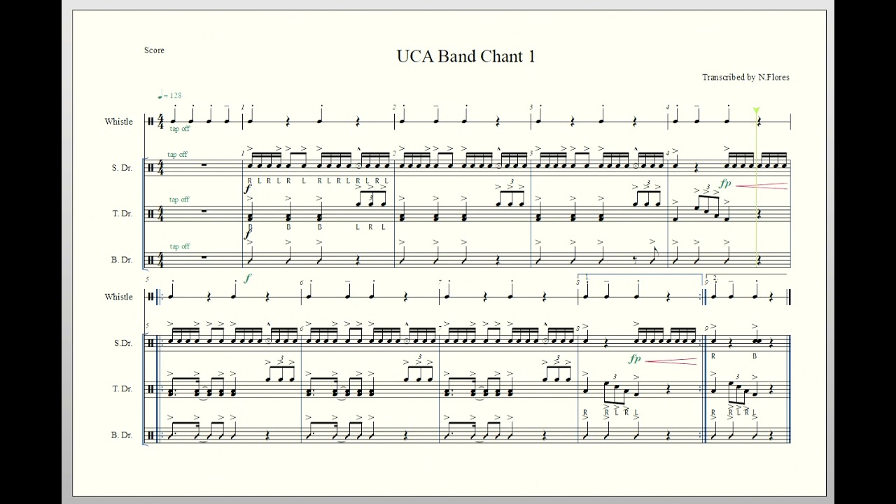 uca band chant 2023