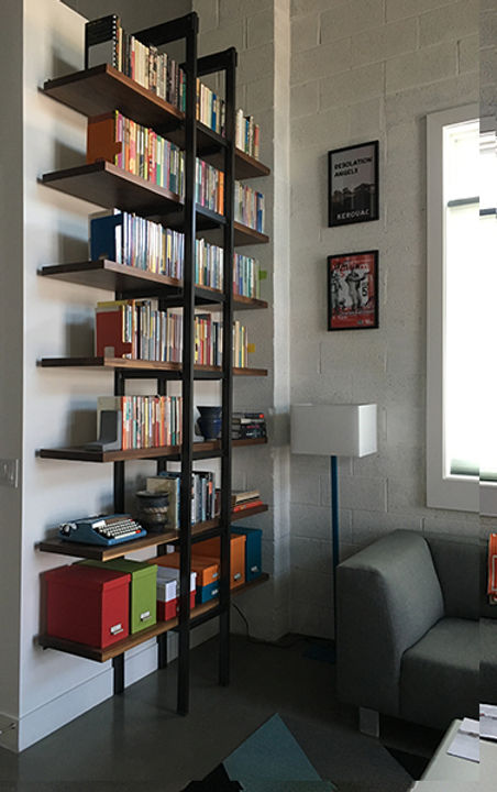 folding ladder bookshelf