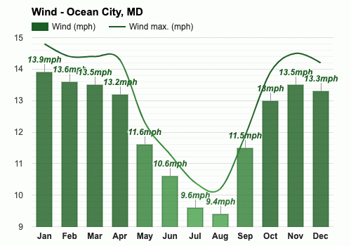 ocean city weather in august