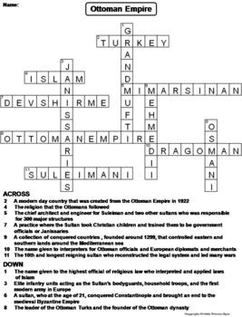 turkish official crossword