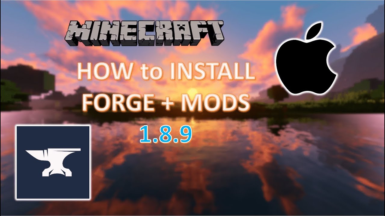 how to install forge 1.8 9