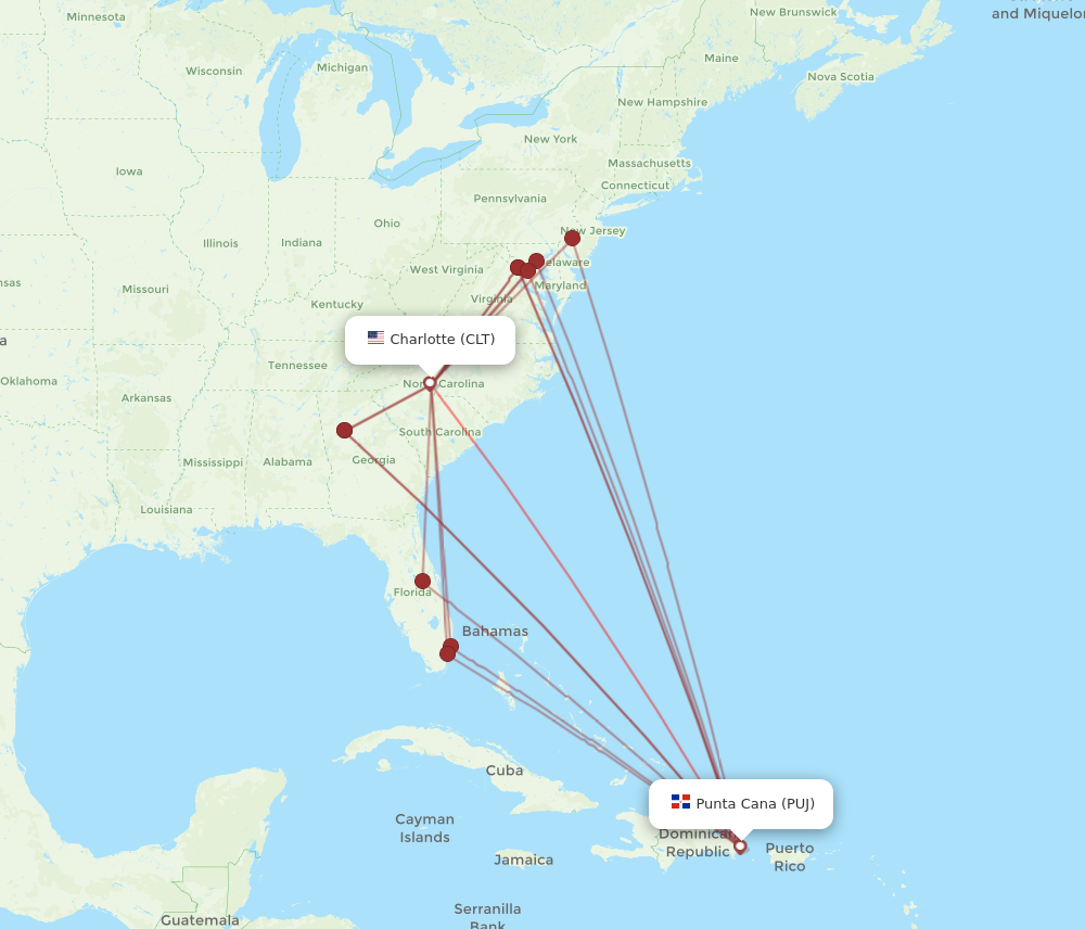 flights from clt to punta cana