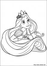 dibujos para colorear rapunzel