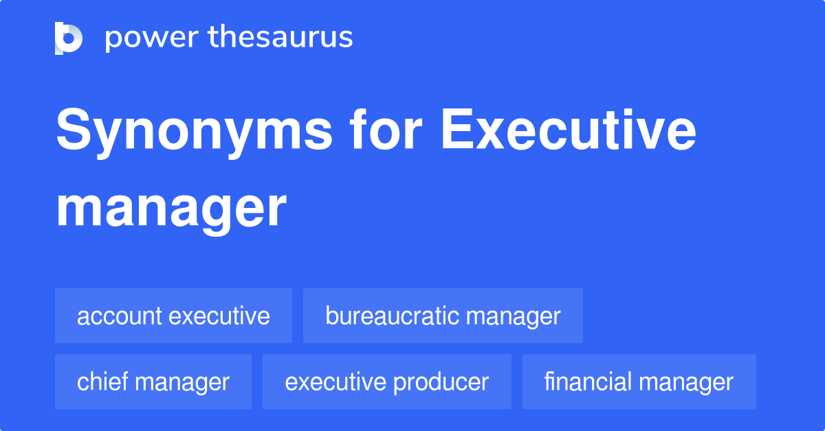 thesaurus manage