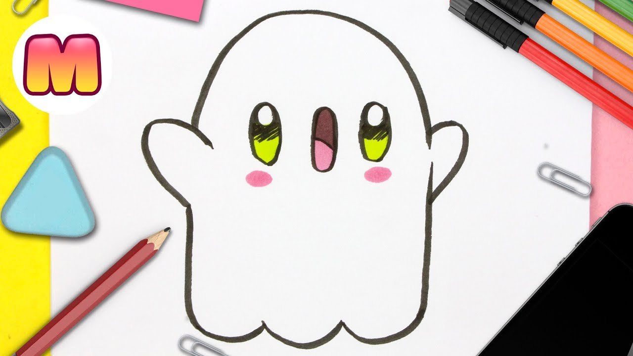 fantasmas dibujos kawaii