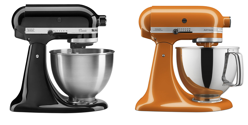 classic vs artisan kitchenaid