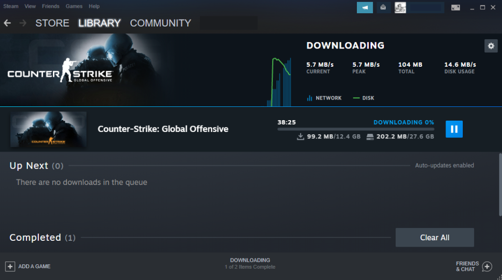 steam slow download speed