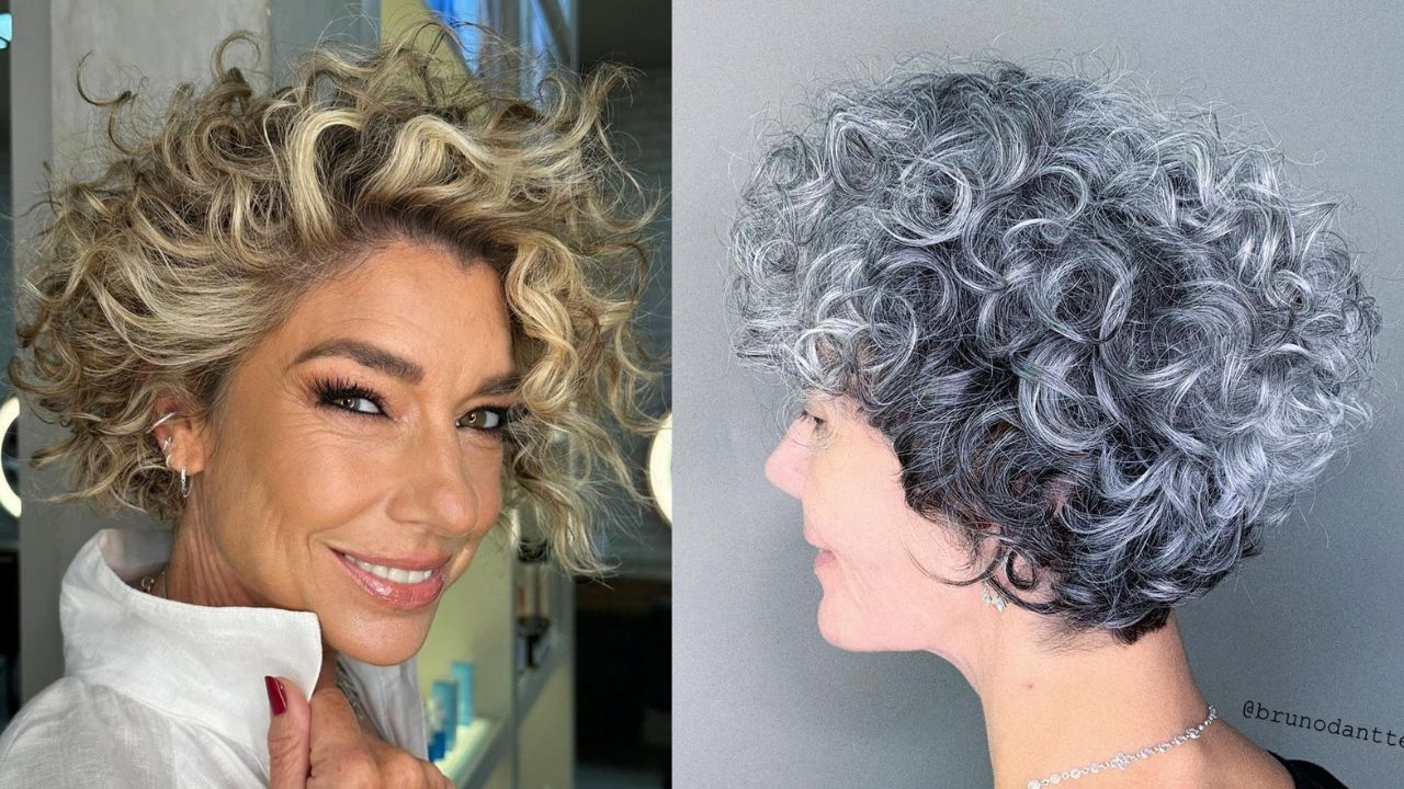 curly hair over 50