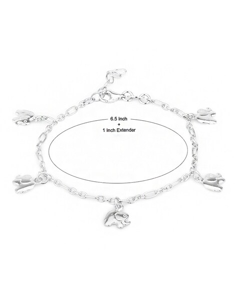 925 sterling silver charm bracelet