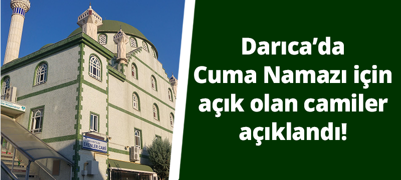 cuma namazı darıca