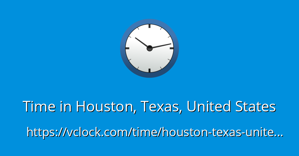 current time in houston us