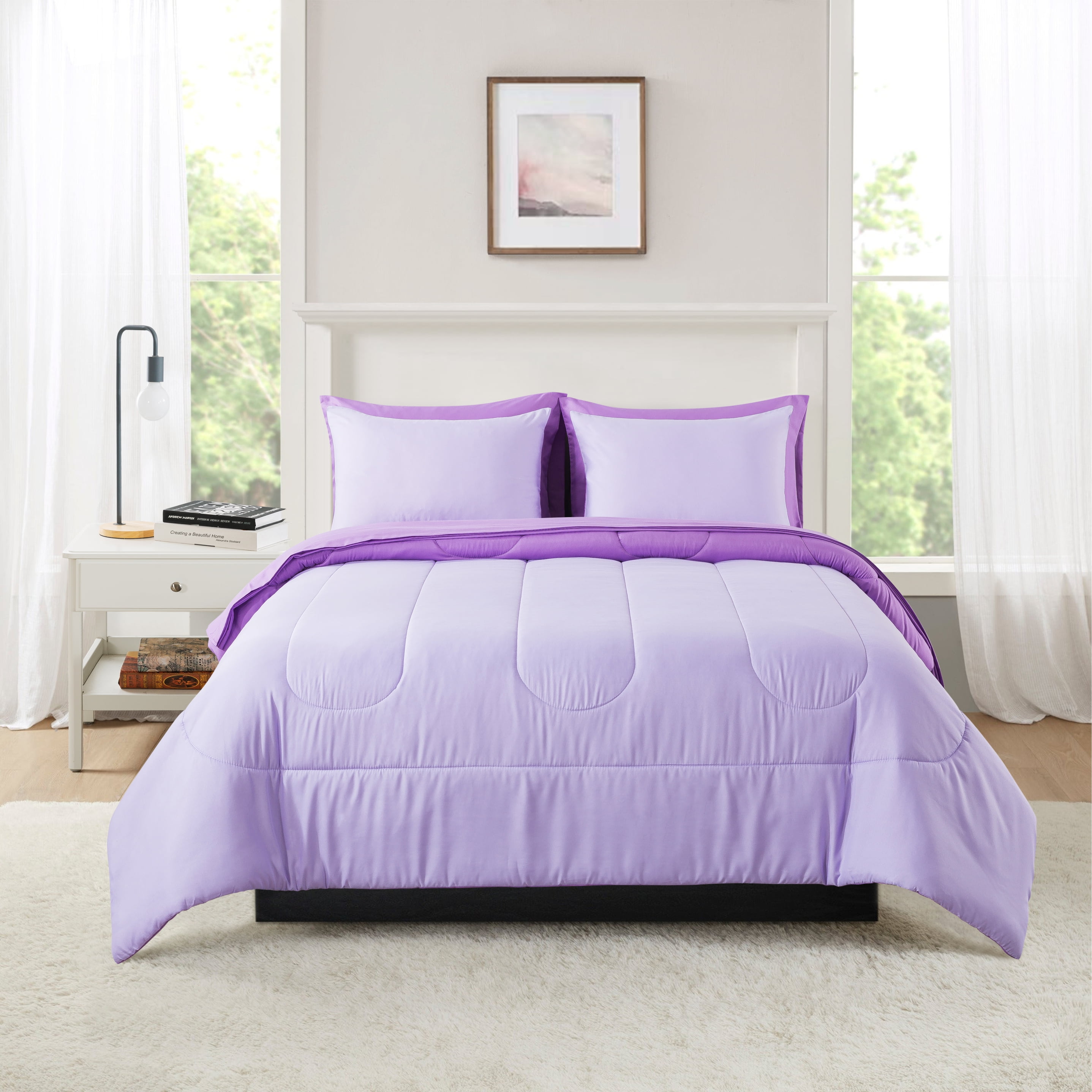 purple bed in a bag queen size