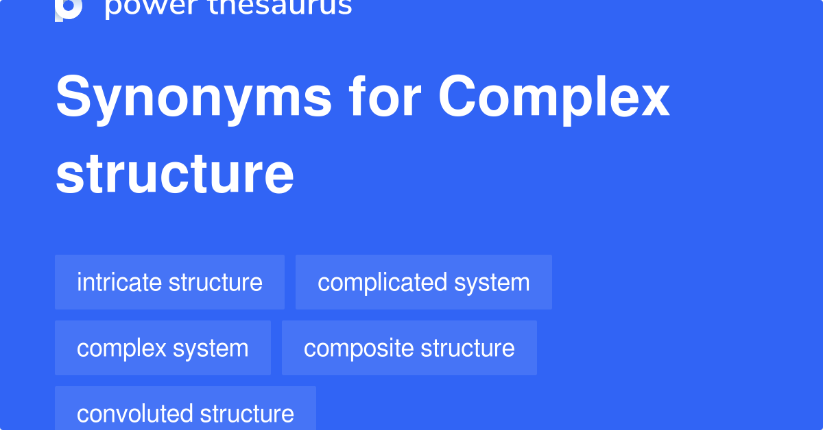 synonyms for complex