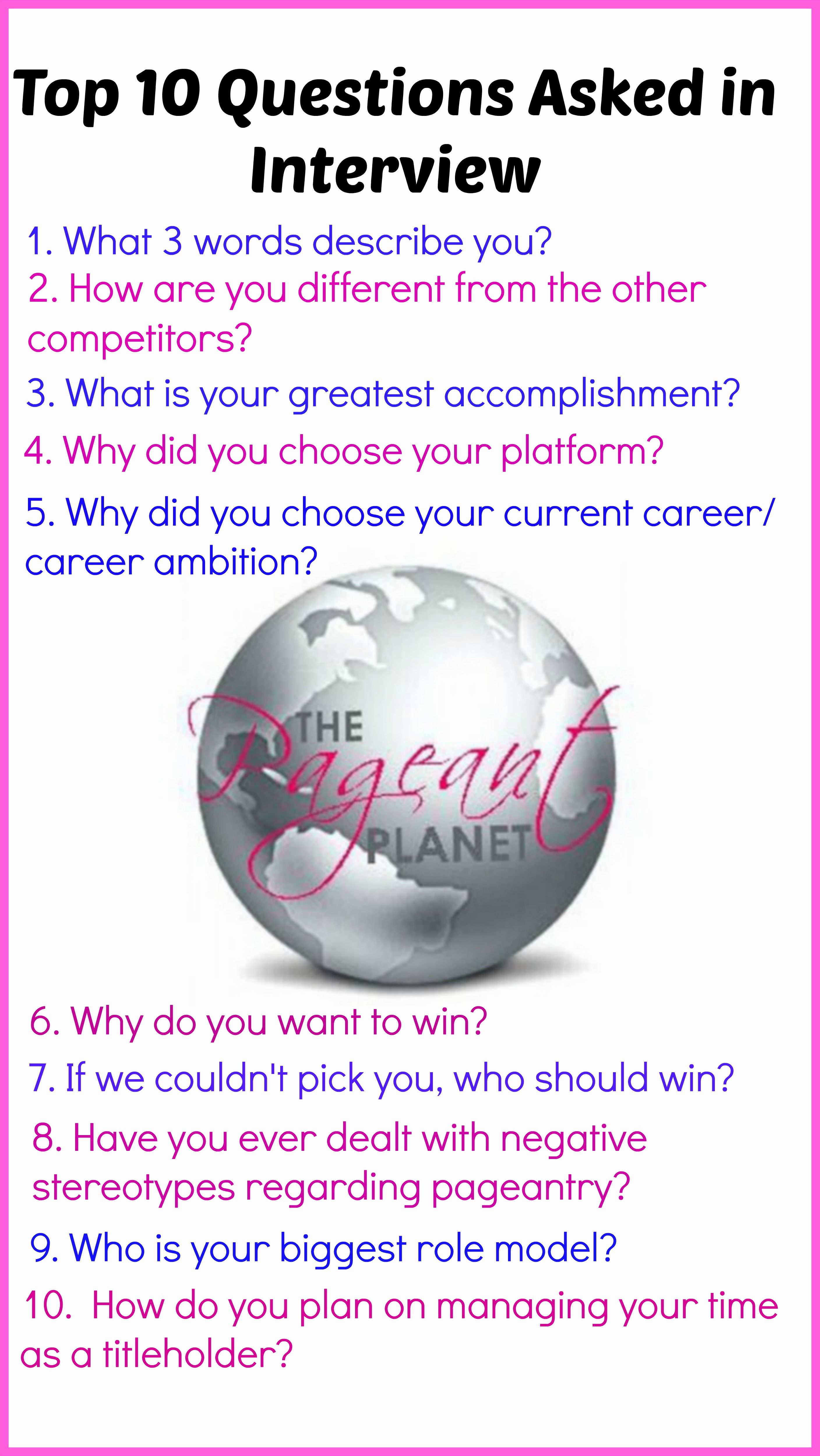 funny beauty pageant questions and answers