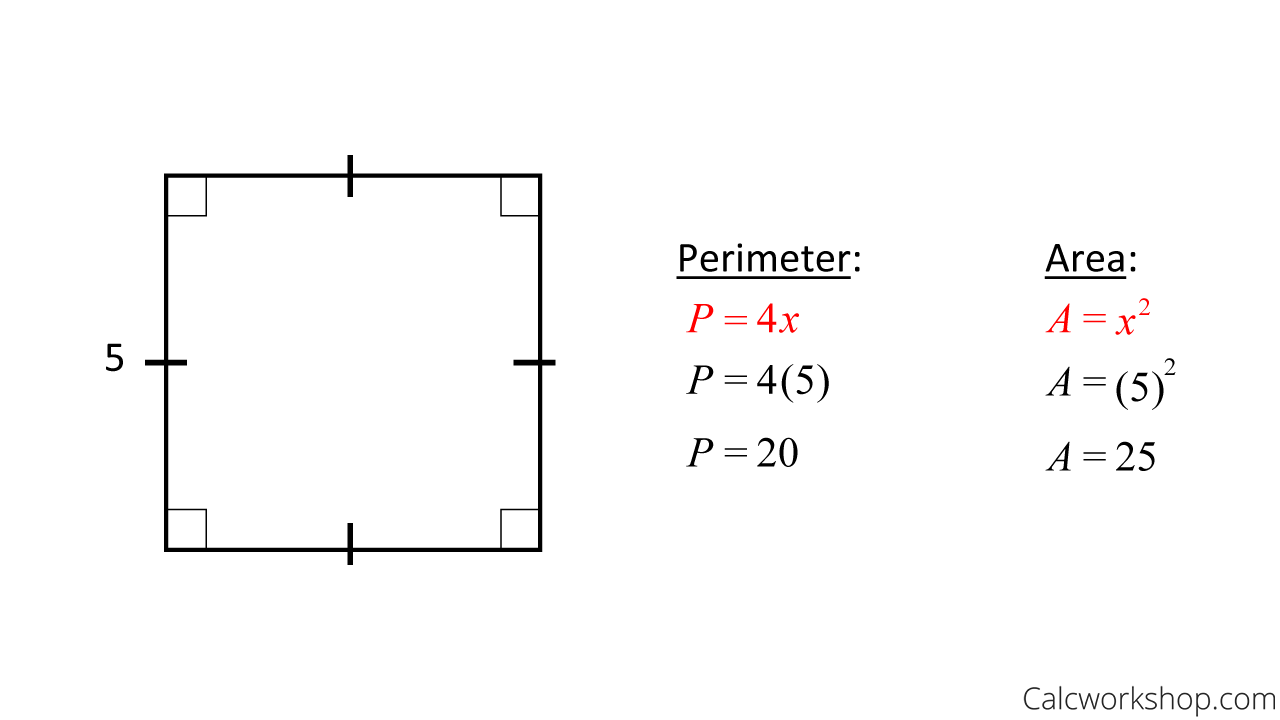 area versus perimeter