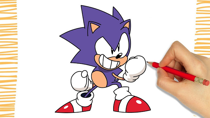 dibujos de sonic