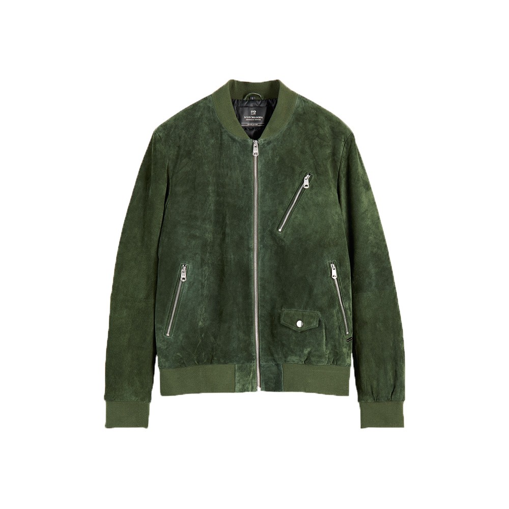 scotch and soda green jacket