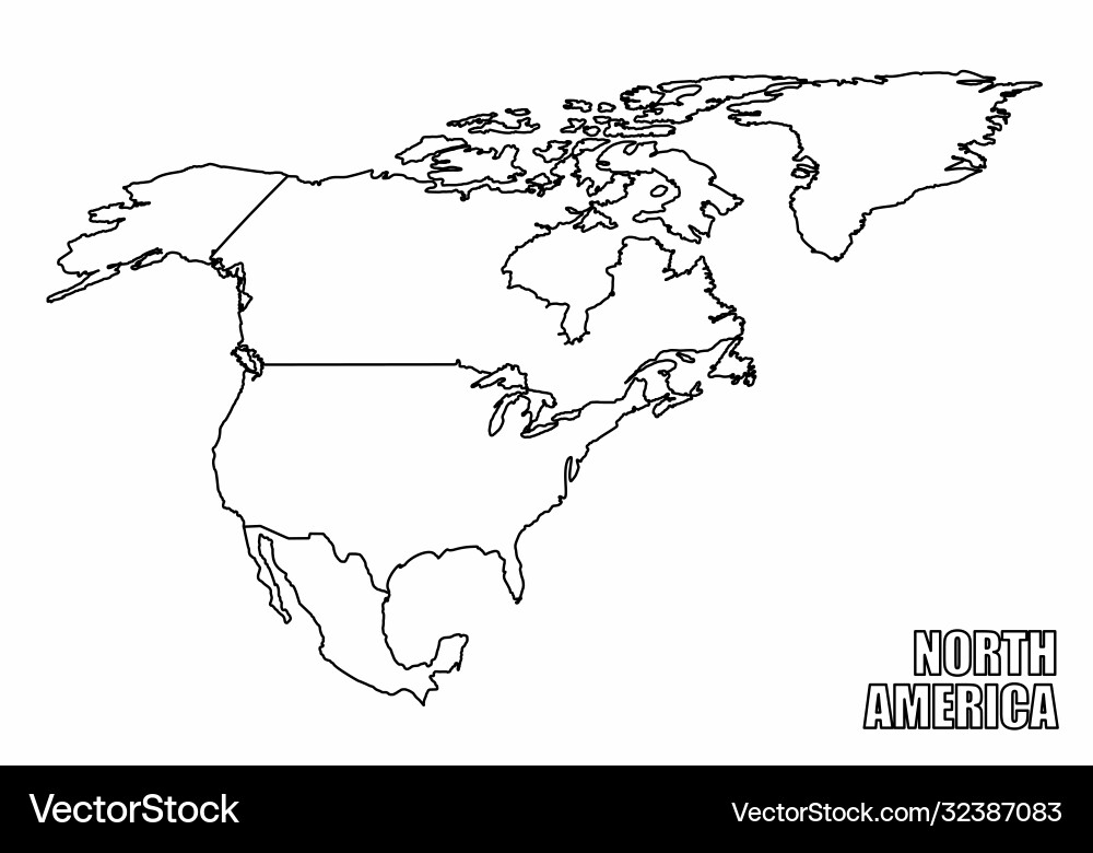 america map outline